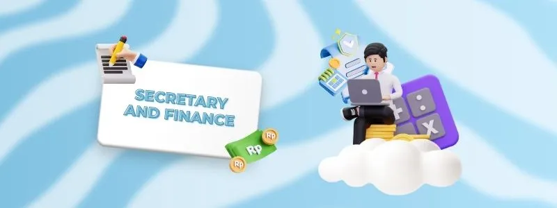 Secretary and Finance banner